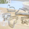 Mini biscuit cutters - bunnies / toadstool / tree / moon