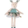 Moulin Roty Soft Blue Velvet Bunny