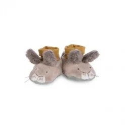 Moulin Roty Three Little Rabbits - baby slippers