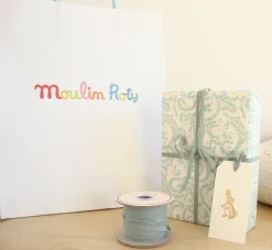 New Baby Gift-wrapped Set - Clay bunny & radish
