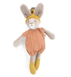 New Baby Gift-wrapped Set - Clay bunny & radish