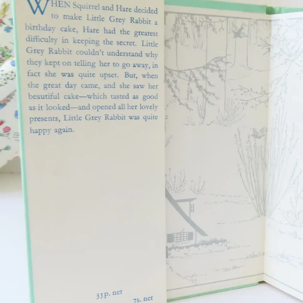 VINTAGE book - Little Grey Rabbit's Birthday (1971)