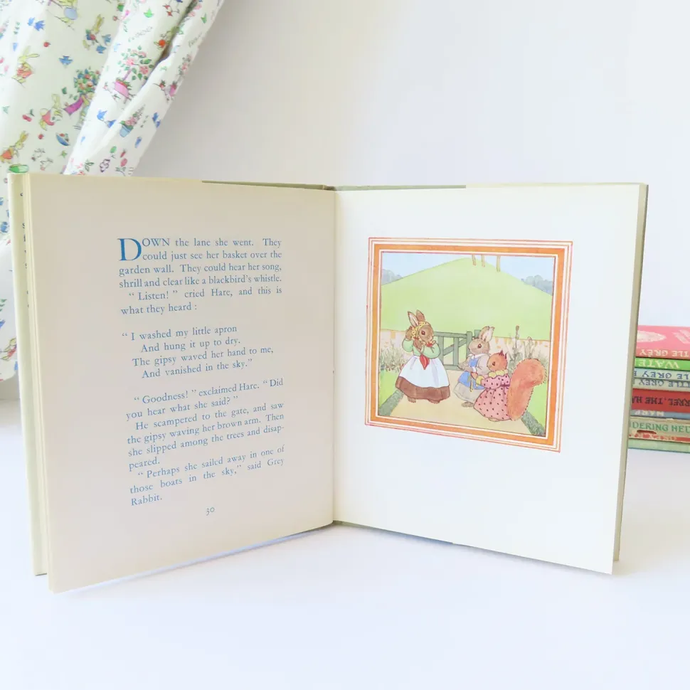 VINTAGE book - Little Grey Rabbit's Washing-Day with DJ (1969)