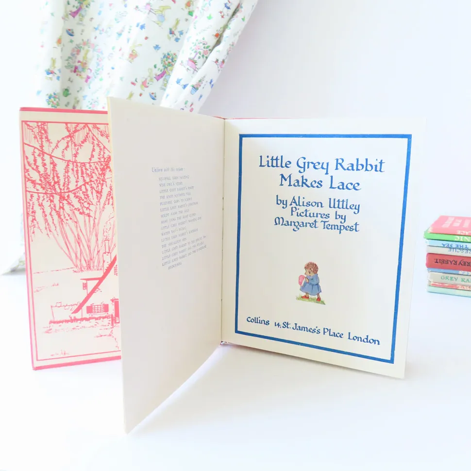 VINTAGE book - Little Grey Rabbit Makes Lace (1951)