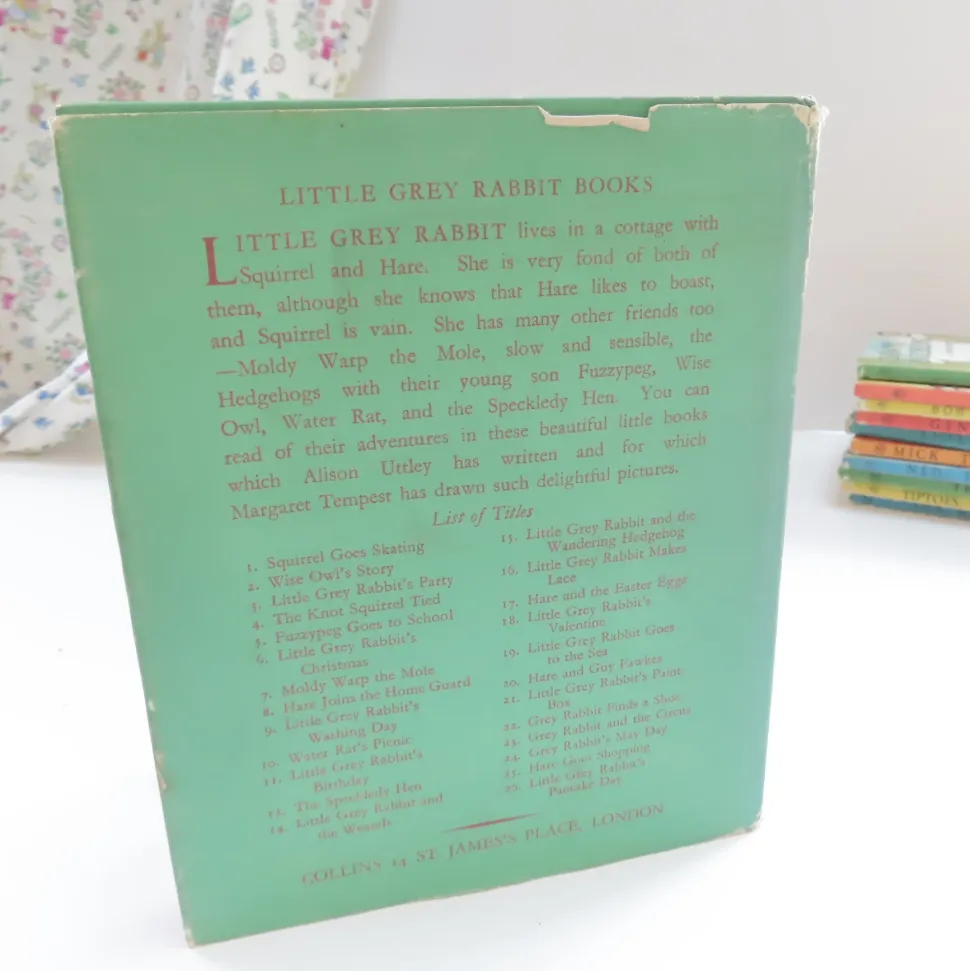 VINTAGE book - Little Grey Rabbit's Pancake Day with DJ (1967 - first edition)