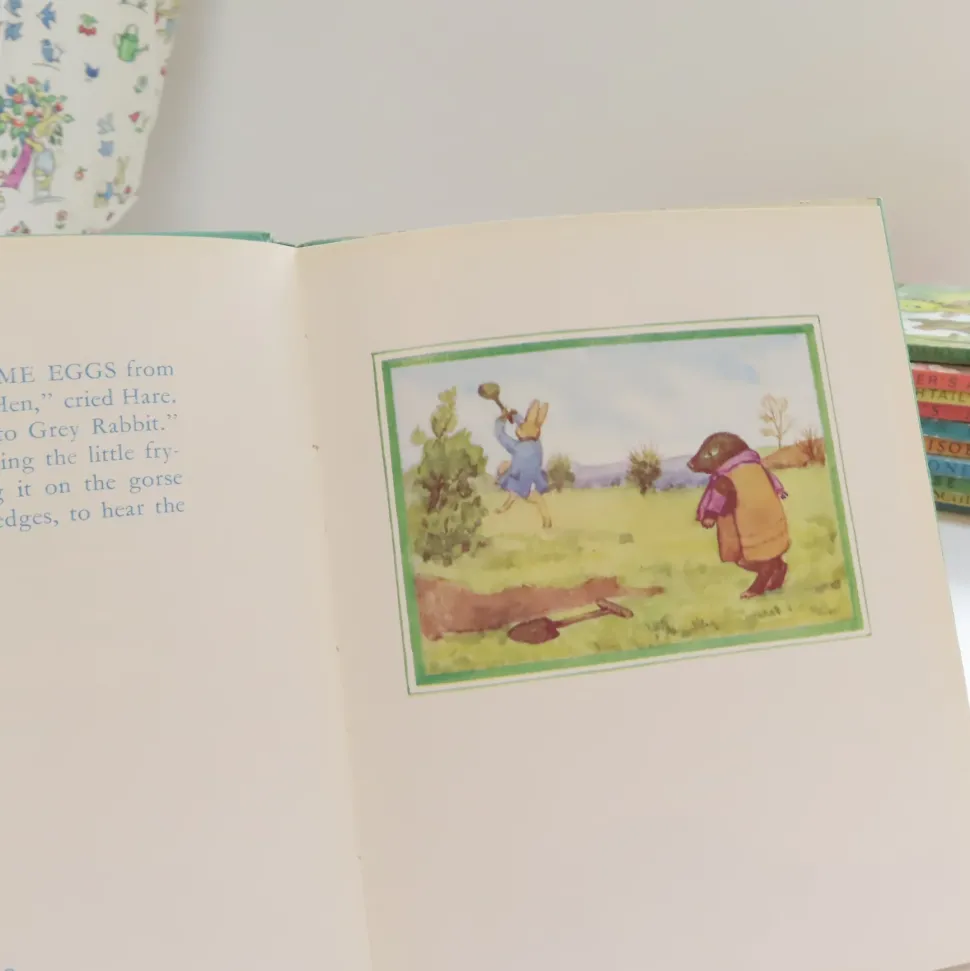 VINTAGE book - Little Grey Rabbit's Pancake Day with DJ (1967 - first edition)