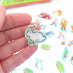VINTAGE Fuzzy-Felt play set - Farm