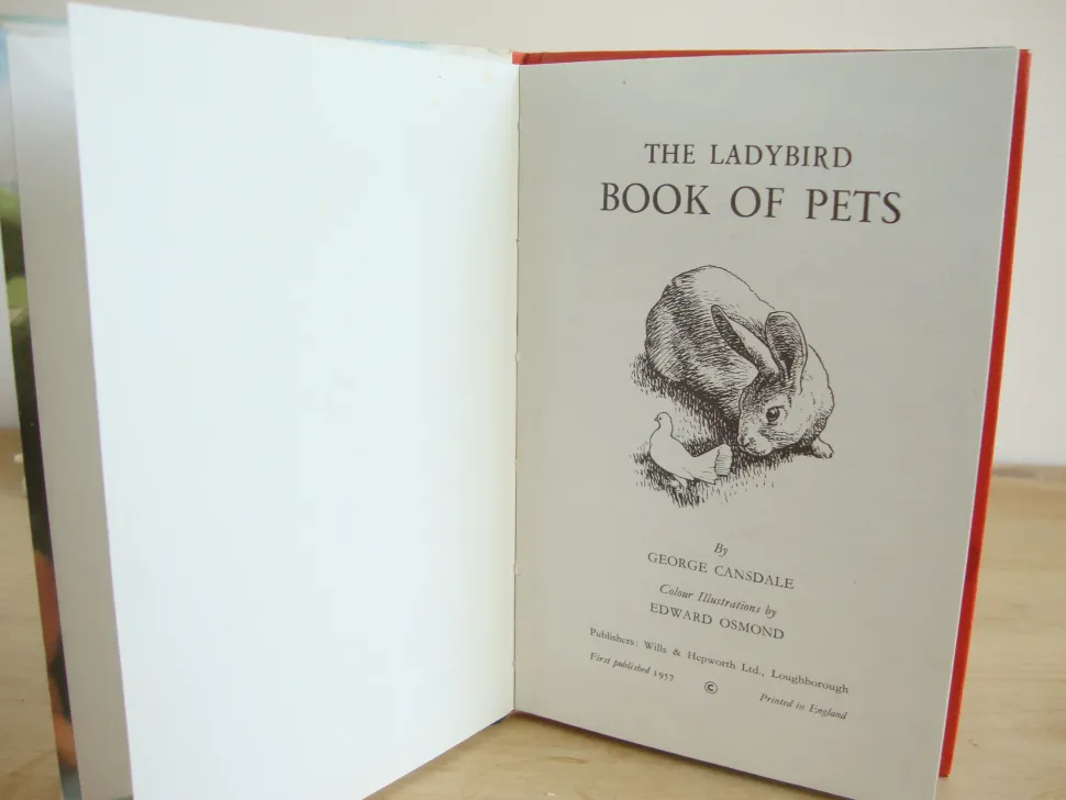 VINTAGE Ladybird - Book of Pets (1967)
