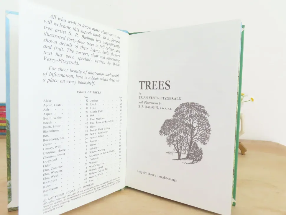 VINTAGE Ladybird book - Trees (1970s)