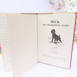 VINTAGE Ladybird book - Mick the Disobedient Puppy with DJ (late 1950s)