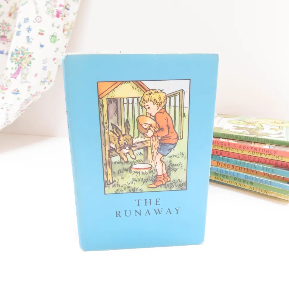 VINTAGE Ladybird book - The Runaway with DJ (late 1950s)