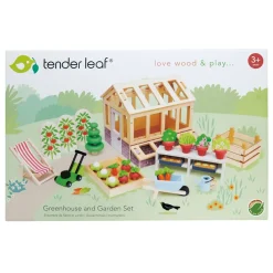 Wooden Greenhouse & Garden